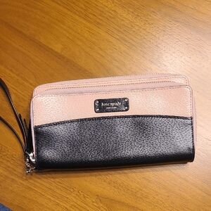 Kate Spade Pink and Black Women's Wallet